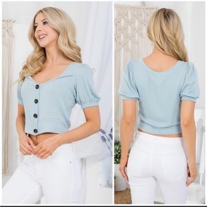 NWT- Fabulous “Ginger G” Cropped Top